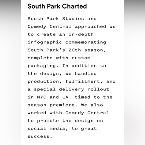 ULTRA RARE South Park Charted Poster - 2016 Collectors Edition - Picture 3 of 3